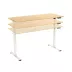 Rocada 2000XCR02ECO elektromos állítható magasságú íróasztal, 4 memóriapozícióval, 120x60 cm, szürke