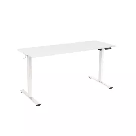 Rocada 2000XCR04ECO elektromos állítható magasságú íróasztal, 4 memóriapozícióval, 120x60 cm, fehér