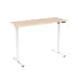 Rocada 2001XCR01ECO elektromos állítható magasságú íróasztal, 4 memóriapozícióval, 140x80 cm, bükk