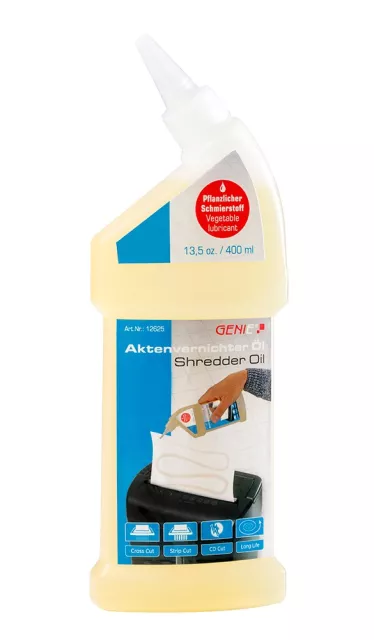 Genie Shredder Oil, 400 ml olaj az iratmegsemmisítőhöz