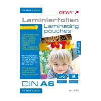 Genie lamináló fóliák A6 80 mic. 25 db