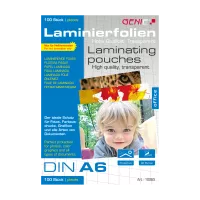 Genie lamináló fóliák A6 80 mic. 100 db