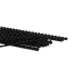 Genie műanyag fésűs spirálkötés, A4 12 mm, fekete, 25 db