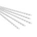 Genie műanyag fésűs spirálkötés, A4 12 mm, fehér, 25 db