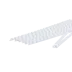 Genie műanyag fésűs spirálkötés, A4 12 mm, fehér, 25 db