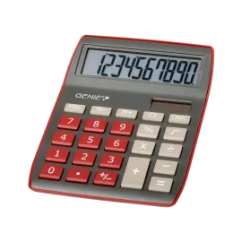 Genie 840DR sötétpiros számológép
