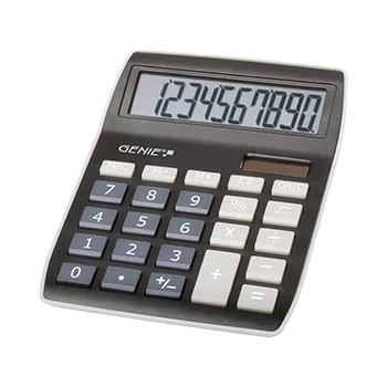 Genie 840BK fekete számológép