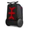 Nikidom Roller XL Customizable gurulós iskola- és utazótáska (levehető fekete elülső oldal)