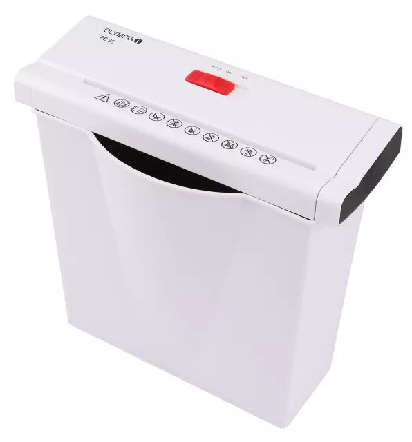 Olympia PS 36 iratmegsemmisítő, fehér