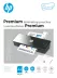 HP Premium A4 125 Micron, 25 db perforált lamináló fólia