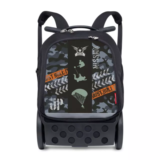 Kerekes iskola- és utazótáska Nikidom Roller UP Camo (19 l)