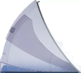 Alkatrész - vágás elleni védőpajzs az Olympia G 4640 vágóhoz