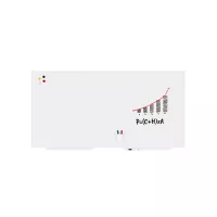 Rocada 6426DUO Skin keret nélküli mágneses tábla, 240x120 cm, lakkozott
