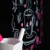 Rocada Skin Liquid 6820V19 keret nélküli mágneses tábla, 115×75 cm, lakkozott, fekete