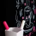 Rocada Skin Liquid 6821V19 keret nélküli mágneses tábla, 150×100 cm, lakkozott, fekete