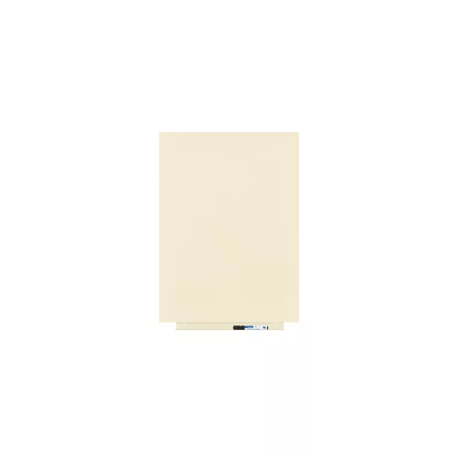 Rocada Skin Colour 6419R‐1013 mágneses tábla, keret nélküli, 75×55 cm, lakkozott, gyöngyfehér RAL 1013