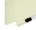 Rocada Skin Colour 6419R‐1013 mágneses tábla, keret nélküli, 75×55 cm, lakkozott, gyöngyfehér RAL 1013