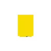 Rocada Skin Colour 6419R‐1023 mágneses tábla, keret nélküli, 75×55 cm, lakkozott, közlekedési sárga RAL 1023