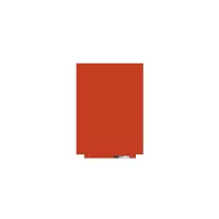 Rocada Skin Colour 6419R‐2002 mágneses tábla, keret nélküli, 75×55 cm, lakkozott, vérnarancs RAL 2002