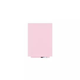 Rocada Skin Colour 6419R‐490 mágneses tábla, keret nélküli, 75×55 cm, lakkozott, rózsaszín RAL 490