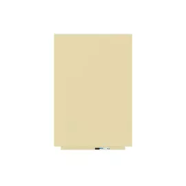 Rocada Skin Colour 6420R-1015 mágneses tábla, keret nélküli kivitelben, 115×75 cm, lakkozott felülettel, szín világos elefántcsont (RAL 1015).