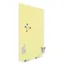 Rocada Skin Colour 6420R-1015 mágneses tábla, keret nélküli kivitelben, 115×75 cm, lakkozott felülettel, szín világos elefántcsont RAL 1015