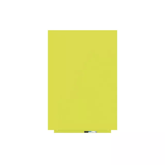 Rocada Skin Colour 6420R-1016 mágneses tábla, keret nélküli kivitelben, 115×75 cm, lakkozott felülettel, kénsárga RAL 1016