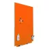 Rocada Skin Colour 6420R-2008 mágneses tábla, keret nélküli kivitelben, 115×75 cm, lakkozott felülettel, narancssárga RAL 2008