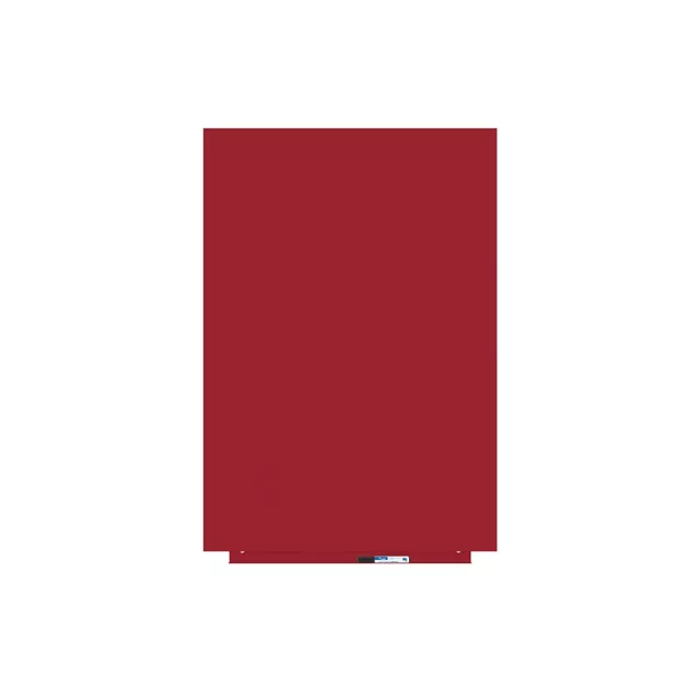 Rocada Skin Colour 6420R-3002 mágneses tábla, keret nélküli kivitelben, 115×75 cm, lakkozott felülettel, kárminvörös RAL 3002