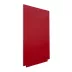 Rocada Skin Colour 6420R-3002 mágneses tábla, keret nélküli kivitelben, 115×75 cm, lakkozott felülettel, kárminvörös RAL 3002