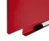 Rocada Skin Colour 6420R-3002 mágneses tábla, keret nélküli kivitelben, 115×75 cm, lakkozott felülettel, kárminvörös RAL 3002