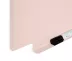 Rocada Skin Colour 6420R-490 mágneses tábla, keret nélküli kivitelben, 115×75 cm, lakkozott felülettel, rózsaszín RAL 490
