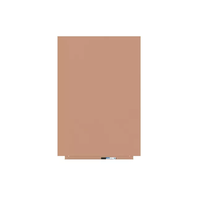 Rocada Skin Colour 6420R-3012 mágneses tábla, keret nélküli kivitelben, 115×75 cm, lakkozott felülettel, bézsvörös RAL 3012