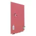 Rocada Skin Colour 6420R-3014 mágneses tábla, keret nélküli kivitelben, 115×75 cm, lakkozott felülettel, antikrózsaszín RAL 3014