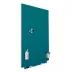 Rocada Skin Colour 6420R-5021 mágneses tábla, keret nélküli kivitelben, 115×75 cm, lakkozott felülettel, vízkék RAL 5021