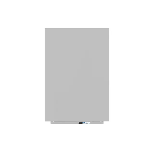 Rocada Skin Colour 6420R-7035 mágneses tábla, keret nélküli kivitelben, 115×75 cm, lakkozott felülettel, világosszürke RAL 7035