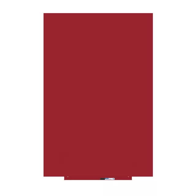 Rocada Skin Colour 6421R-3002 keret nélküli mágneses tábla, 150×100 cm, lakkozott, kárminvörös RAL 3002