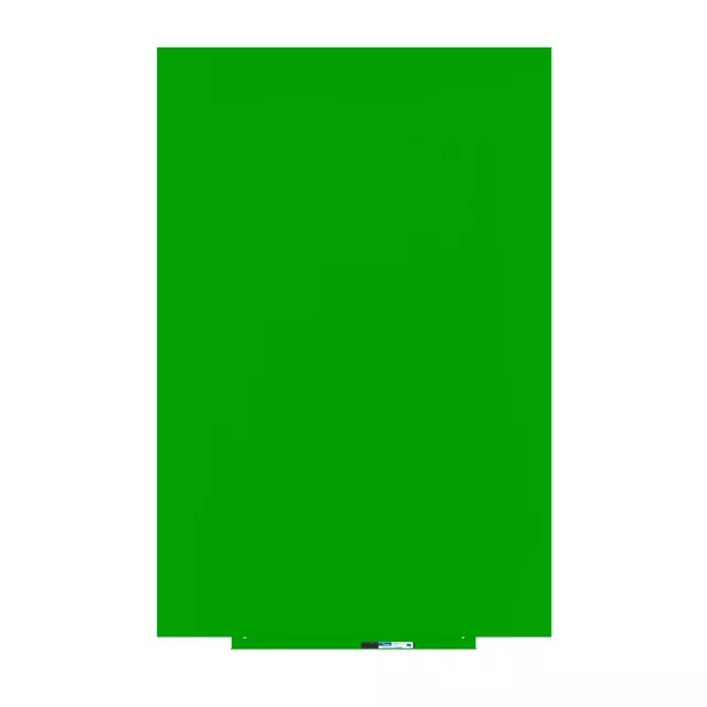 Rocada Skin Colour 6421R-6018 keret nélküli mágneses tábla, 150×100 cm, lakkozott, sárgászöld RAL 6018
