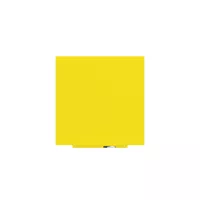 Rocada Skin Colour 6425R‐1023 keret nélküli mágneses tábla, 100×100 cm, lakkozott, közlekedési sárga RAL 1023