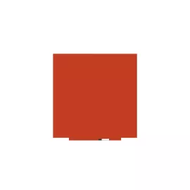 Rocada Skin Colour 6425R‐2002 keret nélküli mágneses tábla, 100×100 cm, lakkozott, vérnarancs (RAL 2002)