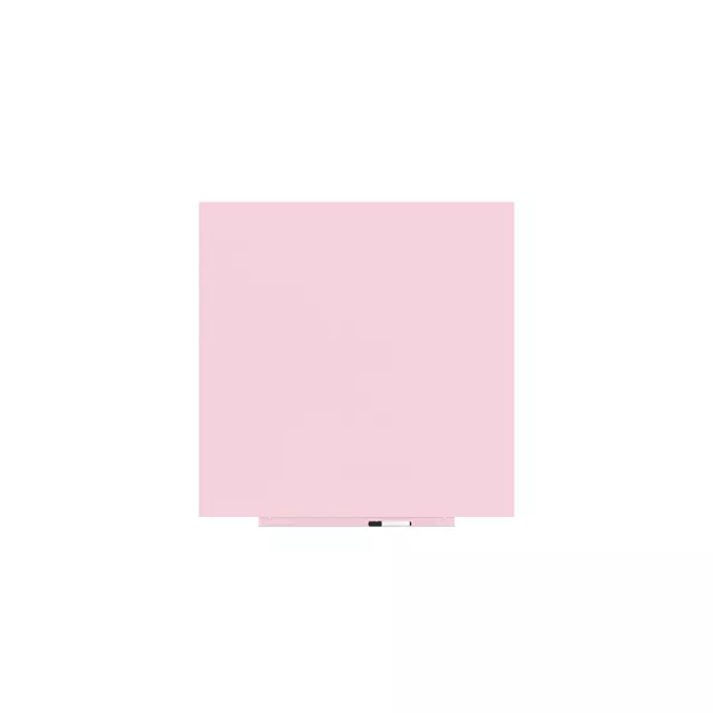Rocada Skin Colour 6425R‐490 keret nélküli mágneses tábla, 100×100 cm, lakkozott, rózsaszín RAL 490