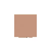 Rocada Skin Colour 6425R‐3012 keret nélküli mágneses tábla, 100×100 cm, lakkozott, bézsvörös RAL 3012