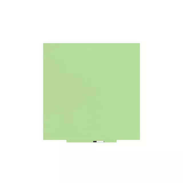 Rocada Skin Colour 6426R‐230 keret nélküli mágneses tábla, 120×120 cm, lakkozott, zöld RAL 230