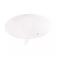 Rocada Skin Shape Talk 6441-9010 mágneses tábla, keret nélküli, buborék alakú, 150x100 cm, lakkozott, fehér