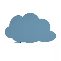 Rocada Skin Shape Cloud 6450-5024 mágneses tábla, keret nélküli, felhő alakú, 115x75 cm, lakkozott, pasztell kék RAL 5024