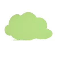 Rocada Skin Shape Cloud 6450-230 mágneses tábla, keret nélküli, felhő alakú, 115x75 cm, lakkozott, zöld RAL 230