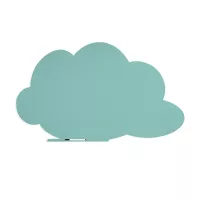 Rocada Skin Shape Cloud 6450-6027 mágneses tábla, keret nélküli, felhő alakú, 115x75 cm, lakkozott, világoszöld RAL 6027