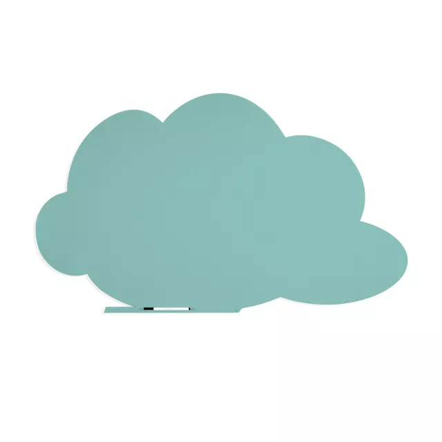 Rocada Skin Shape Cloud 6451-6027 mágneses tábla, keret nélküli, felhő alakú, 150x100 cm, lakkozott, világoszöld RAL 6027