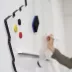 Rocada Skin Shape Idea 6461-230 mágneses tábla, keret nélküli, villanykörte alakú, 150x100 cm, lakkozott, zöld RAL 230