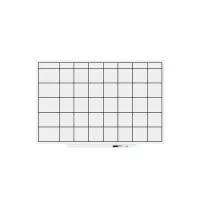 Rocada Skin Planner 6420UP mágneses tábla, keret nélküli, tervezőtáblával, 115x75 cm, lakkozott, fehér